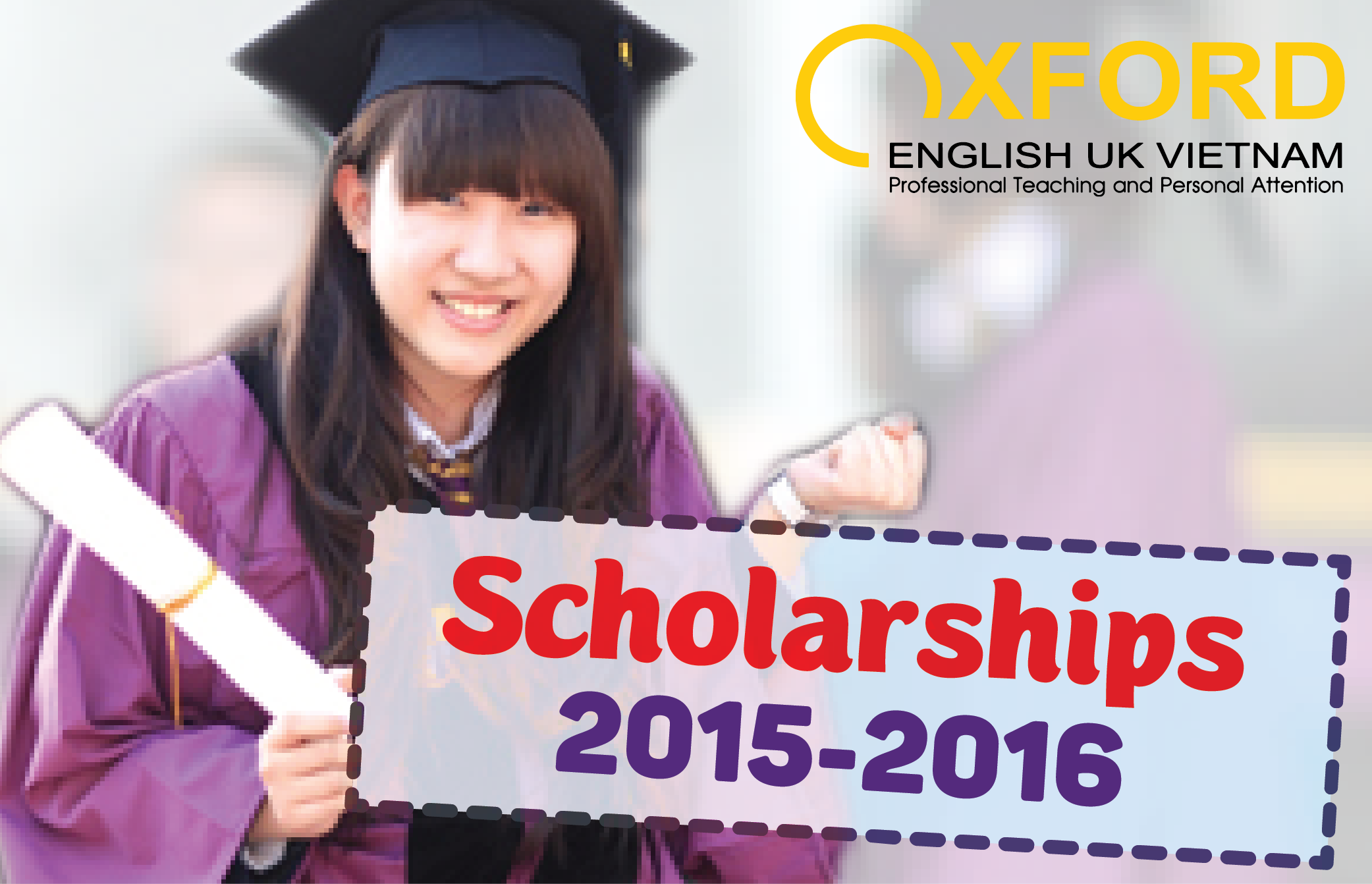 1000 SUẤT HỌC BỔNG TIẾNG ANH CHÀO NĂM HỌC 2015-2016 TRỊ GIÁ 3 TỶ ĐỒNG